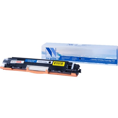 Картридж NVP совместимый HP CE310A/CF350A/Canon 729 черный для LJ CP 1025/1025nw/M275/M175a/M175nw/M176n/M177fw/Canon i-Sensys LBP7010/7010C/7018/7018C (1300 стр.)