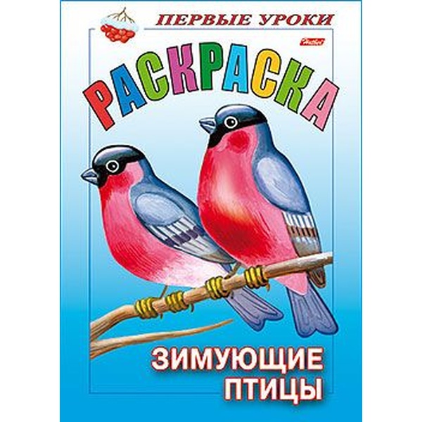 Раскраска с образцами ПЕРВЫЕ УРОКИ, А5, 8 л., Зимующие птицы Раскраска с образцами ПЕРВЫЕ УРОКИ, А5, 8 л., Зимующие птицы