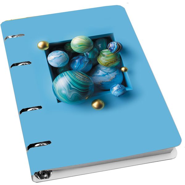 Тетрадь на кольцах, А5, 100 л., клетка, обл. картон экстра, soft touch, фольга, JOY BOOK My dream №14 Тетрадь на кольцах, А5, 100 л., клетка, обл. картон экстра, soft touch, фольга, JOY BOOK My dream №14