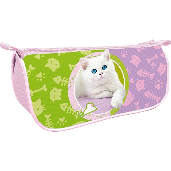 Пенал 1 отд., на молнии, 200*105*65 мм, текстиль, ПЧЕЛКА Kitten (треуг.) Пенал 1 отд., на молнии, 200*105*65 мм, текстиль, ПЧЕЛКА Kitten (треуг.)