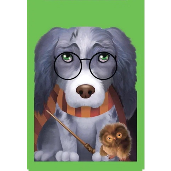 Блокнот на скобе А7, 40 л., клетка, 60 г/м2, CENTRUM Пес в кашне   Акция!