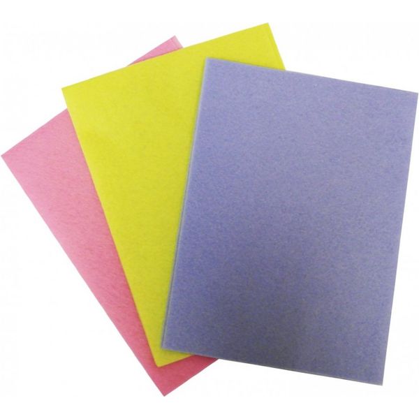 Салфетка универсальная, 30*38 см, вискоза, 80 г/м² , цв.: ассорти (3 шт/уп)