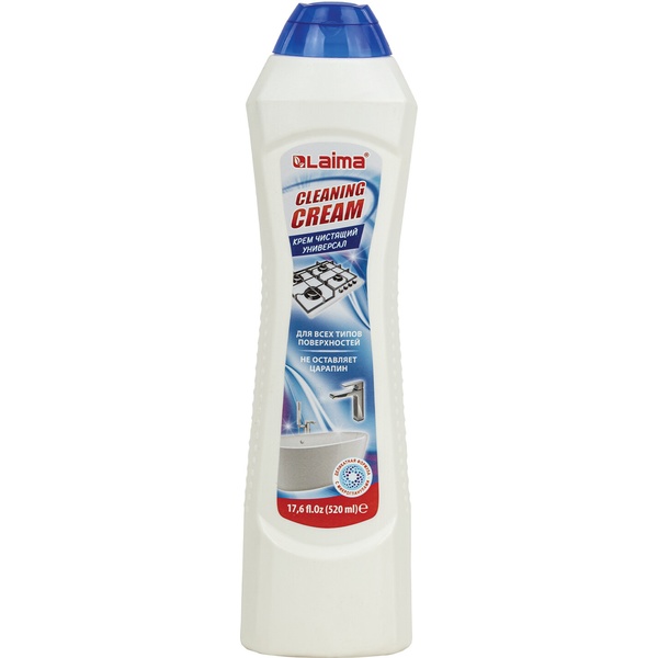 Средство чистящее универсальное LAIMA PROFESSIONAL Крем White fresh, 520 мл