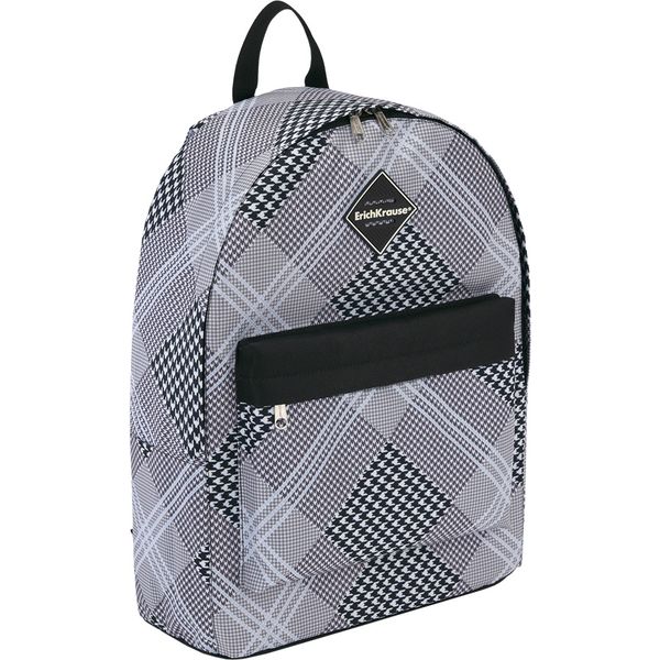 Рюкзак универсальный ErichKrause EasyLine 17L_Black&White, 39*29*13 см, 290 г, 1 отд., 1 карм.