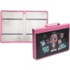 Папка для труда А4, на молнии (с 3-х сторон), 1 ручка, лам. карт., конгр., deVENTE Fancy Girl