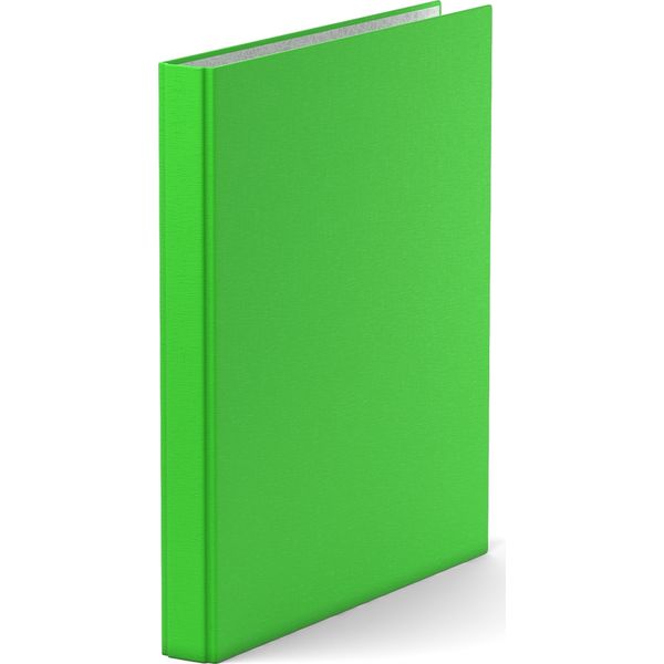 Папка-регистратор на 4-х кольцах ErichKrause Neon, А4, 35 мм, картон, зеленый неон