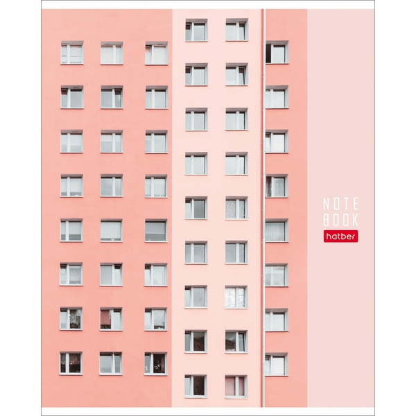 Тетрадь 96 л., клетка, 65 г/м², мат. лам., Hatber Окна_5 дизайнов Тетрадь 96 л., клетка, 65 г/м², мат. лам., Hatber Окна_5 дизайнов
