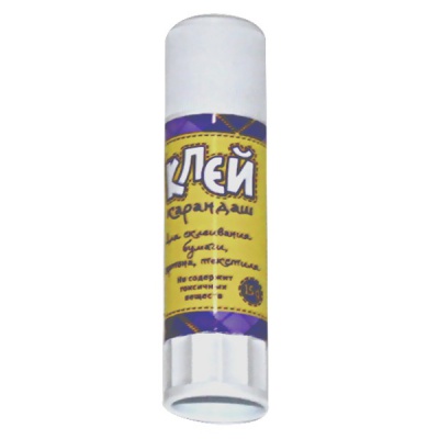 Клей-карандаш 15 г, PVP основа, non-toxic, Globus Школьный Акция!
