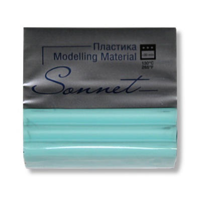 Пластика (полимерная глина) СОНЕТ, запекаемая, 56 г, мятная