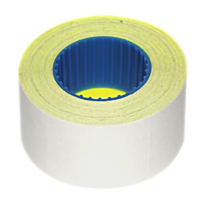 Этикет-лента, 26 (25)*16 мм, 500 шт., желтая