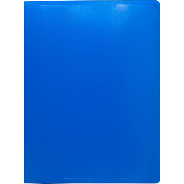 Папка с прижимным механизмом, А4, PP 500 мкм, "песок", 15 мм, Buro/ Синяя