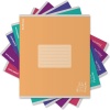 Тетрадь А5, линия, 24 л., на скобе, 80 г/м², мат. лам., ErichKrause FineLine_MIX-PACK