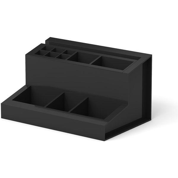 Органайзер для канцелярии ErichKrause Leader_Classic, пластиковый, 12 отд., черный