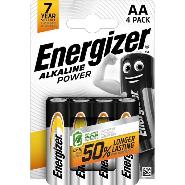 Батарейка щелочная LR06/AA, 1.5 V, блистер, ENERGIZER 