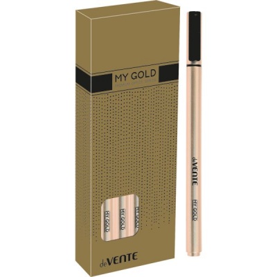 Ручка шариковая подарочная deVENTE My Gold, цв. корпуса золотистый, Ultra Glide, 0.7мм, синяя Акция!