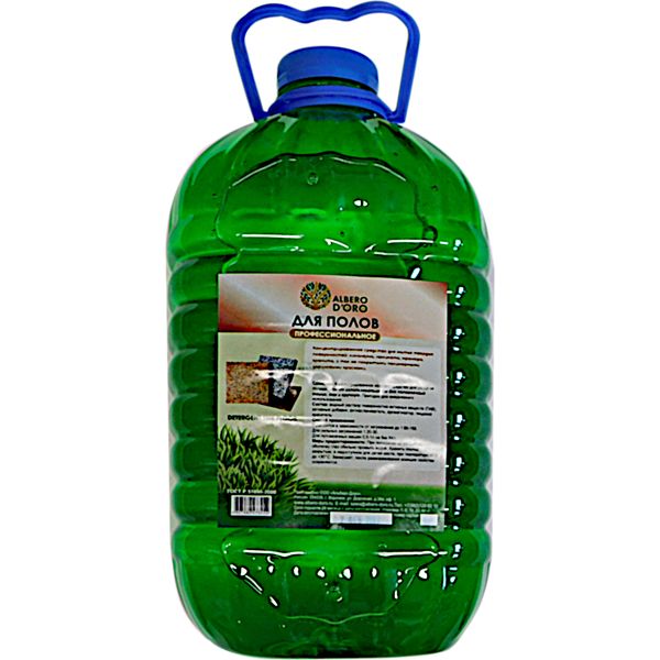 Средство для мытья полов профессиональное Albero D'ORO Detergent Lux Floor 5 л, ПЭТ Средство для мытья полов профессиональное Albero D'ORO Detergent Lux Floor 5 л, ПЭТ