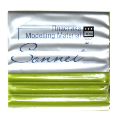 Пластика (полимерная глина) СОНЕТ, запекаемая, 56 г, оливковая