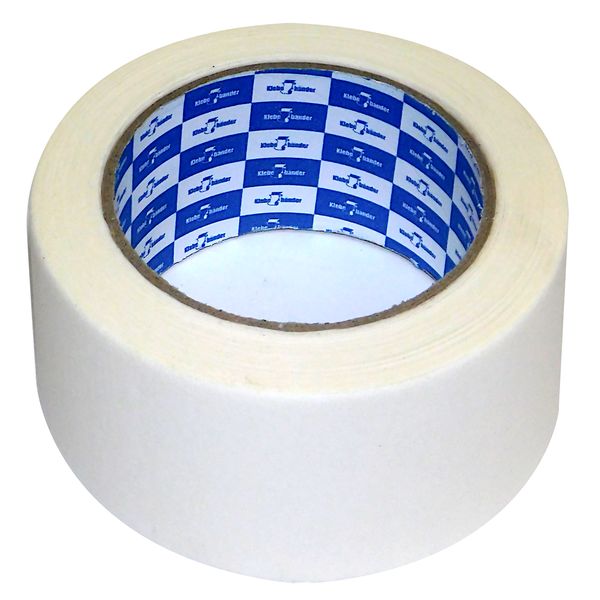 Лента клейкая малярная, 50 мм * 40 м, крепп 115 мкм, карт. втулка, Klebebander
