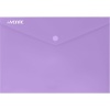 Папка-конверт на кнопке, А5, PP 180 мкм, непрозрачная, deVENTE Pastel_сиреневая