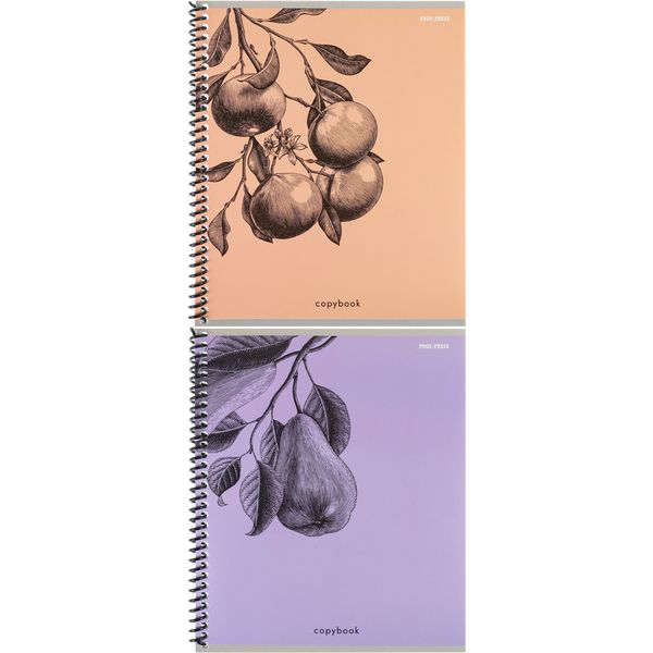 Тетрадь на спирали, 48 л., клетка, 60 г/м2, Prof-Press Фруктовая эстетика_2 дизайна Тетрадь на спирали, 48 л., клетка, 60 г/м2, Prof-Press Фруктовая эстетика_2 дизайна