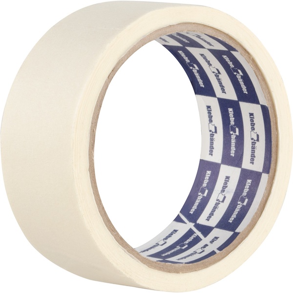 Лента клейкая малярная, 38 мм * 30 м, крепп 115 мкм, карт. втулка, Klebebander