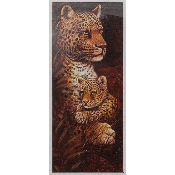 Алмазная живопись 22*40 см, холст, без подрамника, частич. заполн., ARTCoco Леопарды Алмазная живопись 22*40 см, холст, без подрамника, частич. заполн., ARTCoco Леопарды