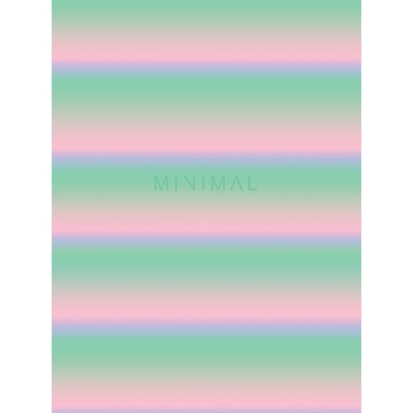 Тетрадь на кольцах, А5, 160 л., клетка, 7БЦ обложка, глянц. лам., металлизация, BG Minimal