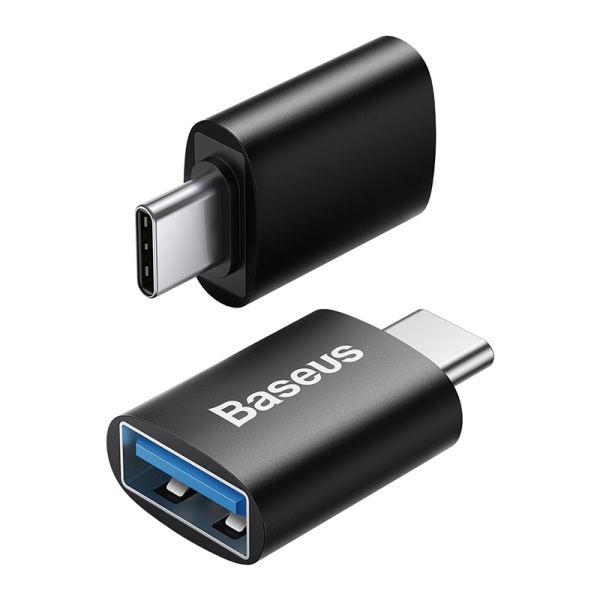 Адаптер T01 Type-C - USB Metal Deespi (black) OTG