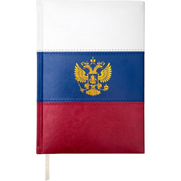 Блокнот в твердом переплете А5, 80 л., 70 г/м2, клетка, и/к, поролон, тисн.ф., deVENTE Flag Блокнот в твердом переплете А5, 80 л., 70 г/м2, клетка, и/к, поролон, тисн.ф., deVENTE Flag