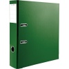Папка–регистратор А4, 75 мм/500 л., ПВХ, т/карман, метал. уг., зеленая, Attomex Lite