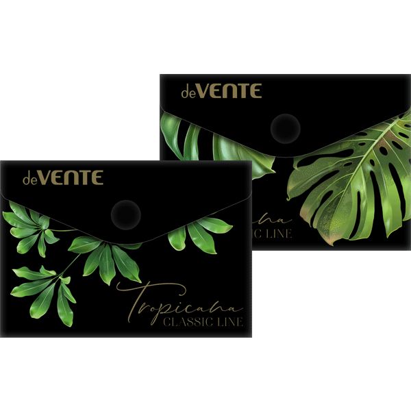 Папка-конверт на кнопке, А7, PP 180 мкм, непрозрачная, deVENTE Tropicana_Акция!!! Папка-конверт на кнопке, А7, PP 180 мкм, непрозрачная, deVENTE Tropicana_Акция!!!