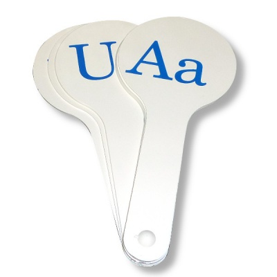 Веер-касса Гласные буквы английского алфавита (заглавные и строчные) ПЧЕЛКА Акция!