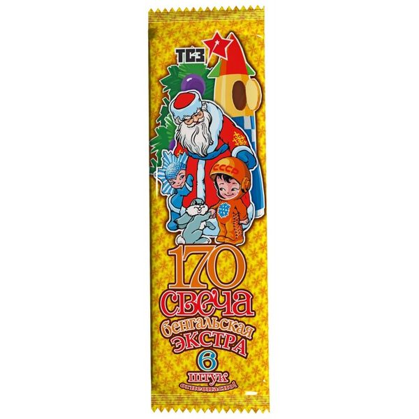 Свеча бенгальская 170 "Экстра" (6 шт.)
