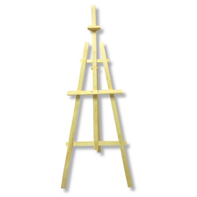 Мольберт напольный УЧЕНИЧЕСКИЙ, тип "лира" (тренога), деревянный