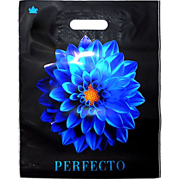 Пакет с вырубной ручкой, 37*30 см, полиэтилен 90 мкм, Перфекто_Далия