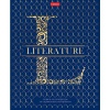 Тетрадь предметная 46 л., линия, 65 г/м?, лам. матовая, 3D фольга, Hatber LUXURY_Литература