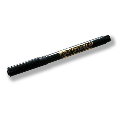 Ручка капиллярная, черная, ширина линии 0.4 мм, Faber-Castell Finepen 1511 Ручка капиллярная, черная, ширина линии 0.4 мм, Faber-Castell Finepen 1511
