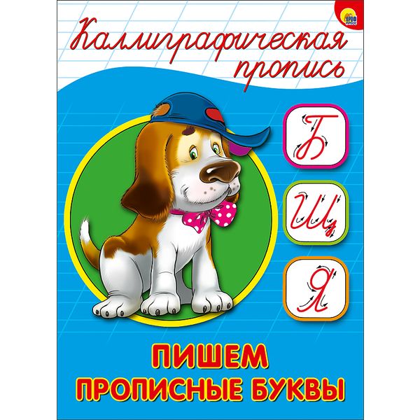 Пропись каллиграфическая Пишем прописные буквы, А5, 8 л., РЫЖИЙ КОТ Пропись каллиграфическая Пишем прописные буквы, А5, 8 л., РЫЖИЙ КОТ