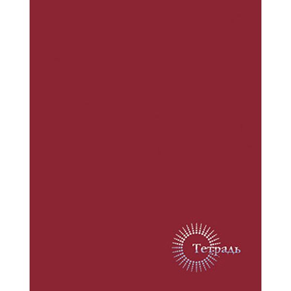 Тетрадь на гребне, 80 л., клетка, КТС-ПРО Красный, обложка арт-пластик
