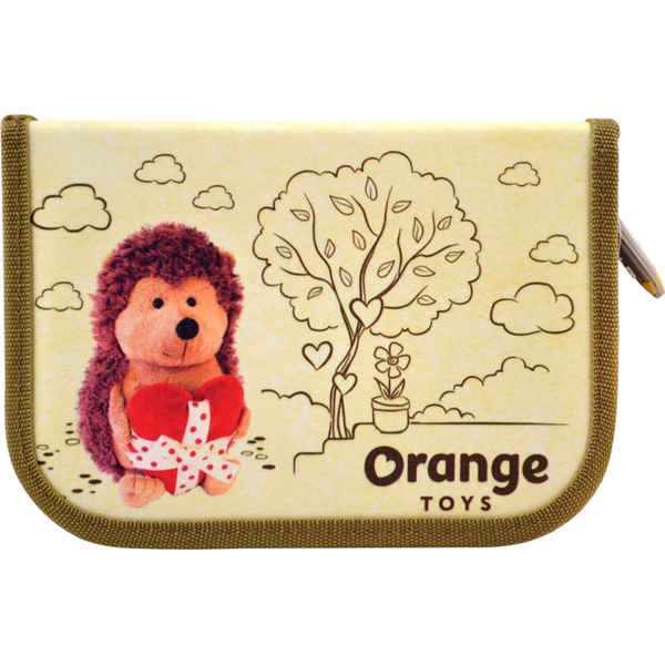Пенал 1 отд., на молнии, 195*135*30 мм, текстиль, BG Orange Toys Акция!