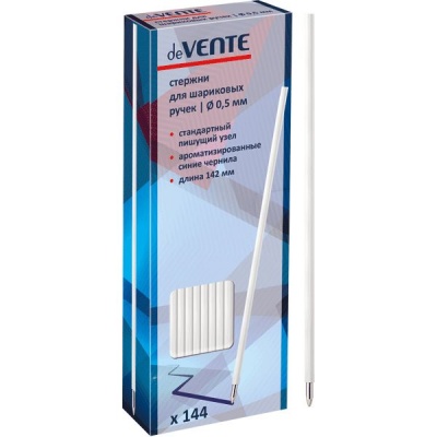 Стержень шариковый синий, 142 мм, 0.5 мм, аромат. чернила, deVENTE Lancer Стержень шариковый синий, 142 мм, 0.5 мм, аромат. чернила, deVENTE Lancer