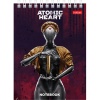 Блокнот на гребне А6, 40 л., клетка, 65 г/м², уф-лак, Hatber Atomic Heart_6 дизайнов Акция!