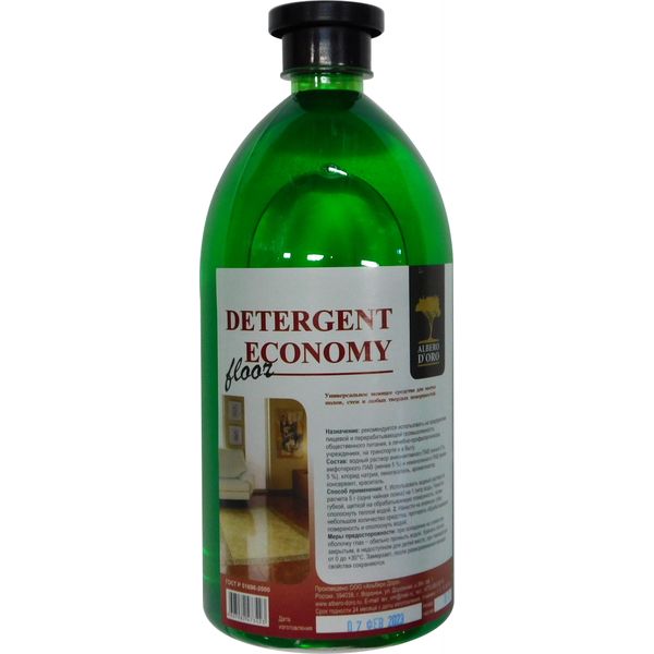 Средство для мытья полов Эффект полировки Albero D'ORO Detergent Economy Floor 1 л Средство для мытья полов Эффект полировки Albero D'ORO Detergent Economy Floor 1 л