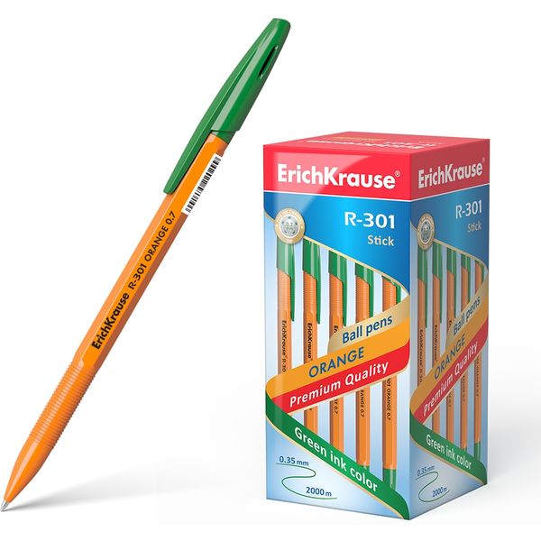   , 0.7 ,  Standard, , ErichKrause R-301 Stick Orange
