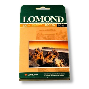 Фотобумага А6, 230 г/м² , 50 л., матовая, 1-ст., LOMOND Inkjet