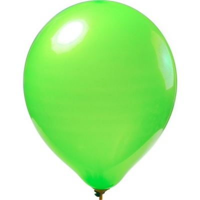 Шары воздушные однотонный Зеленый. Пастель, d 30 см (100 шт.)