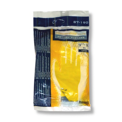 Перчатки хозяйственные резиновые Ansell Эконохэндс XL
