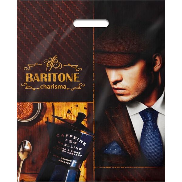 Пакет с вырубной ручкой, 47*40 см, полиэтилен 45 мкм, Баритон Пакет с вырубной ручкой, 47*40 см, полиэтилен 45 мкм, Баритон