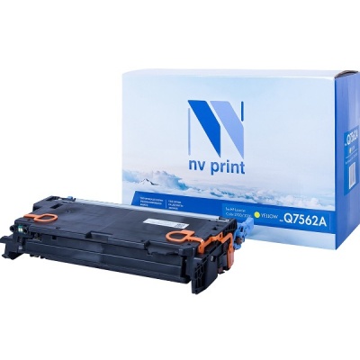 Картридж NVP совместимый HP Q7562A Yellow для LaserJet Color 2700/3000 (3500k)