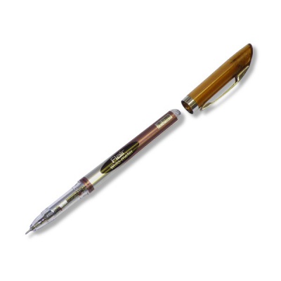 Ручка шариковая, черная, Ø 0.7 мм "игла", кург. корп., рифл. упор, ДП 10 км, FLAIR Writo-Meter